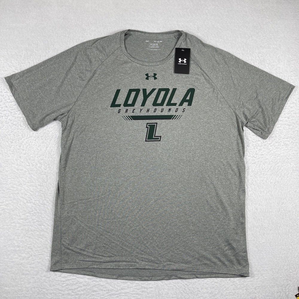 Loyola Greyhounds Shirt Mens 3XL Loose Under Armour Tech Tee NCAA Basketball NWT
